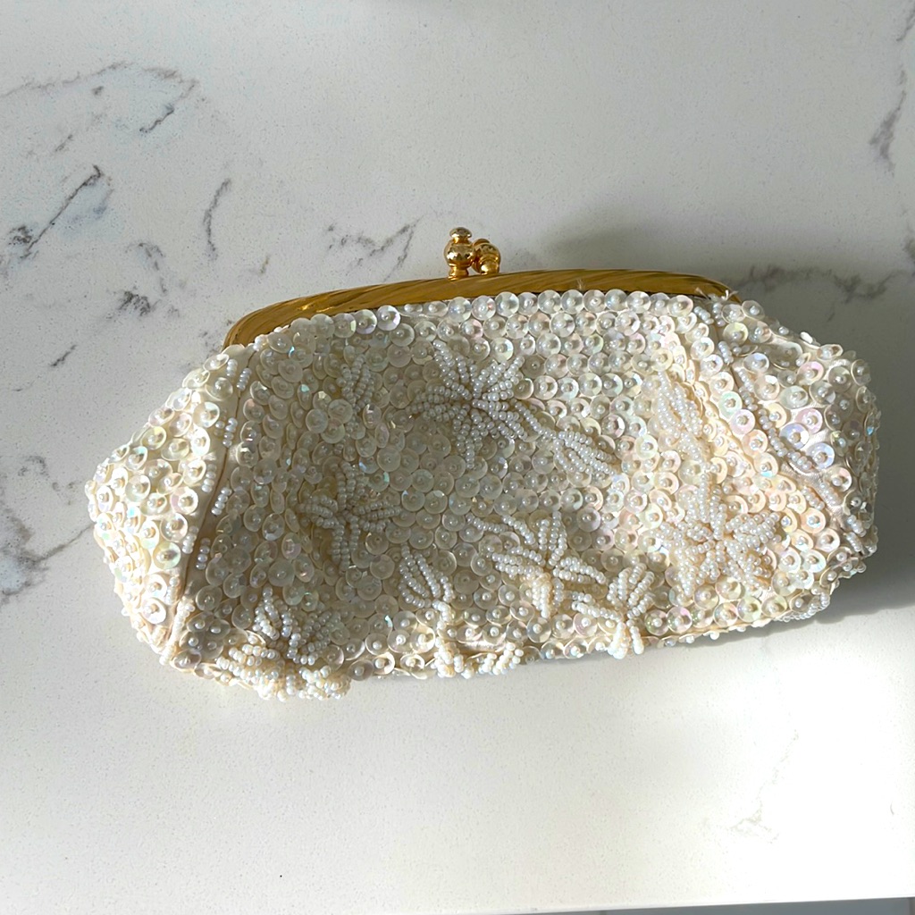 Sequin Beaded Pouch